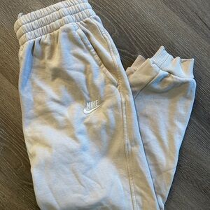 Nike light tan sweats